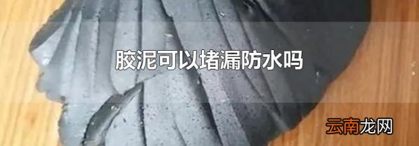 胶泥可以堵漏防水吗