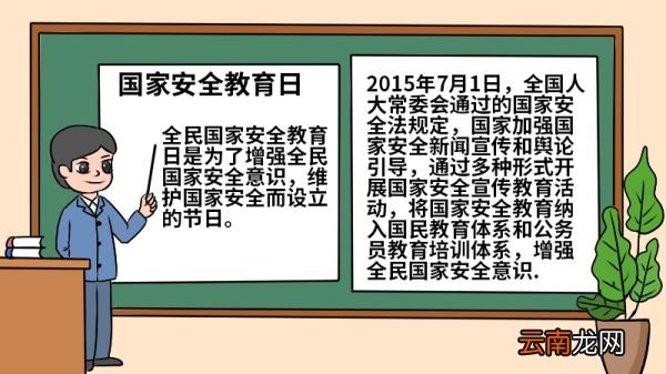 国家安全教育日手抄报一年级 国家安全教育日手抄报的画法