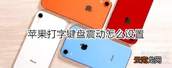 苹果键盘震动怎么设置