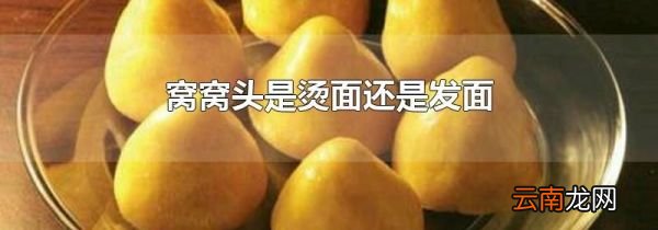窝窝头是烫面还是发面