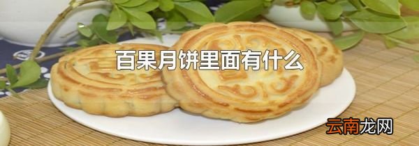 百果月饼里面有什么