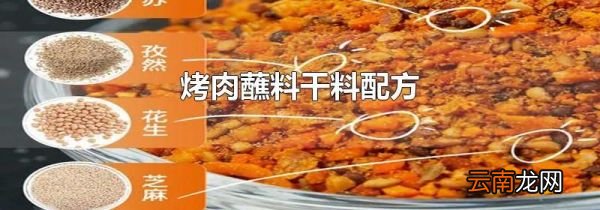 烤肉蘸料干料配方