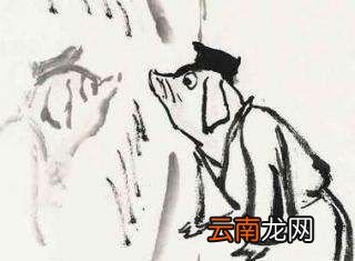 猪八戒照镜子歇后语下一句是什么？