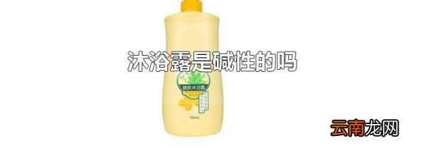 沐浴露是碱性的吗