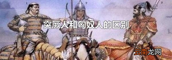 突厥人和匈奴人的区别