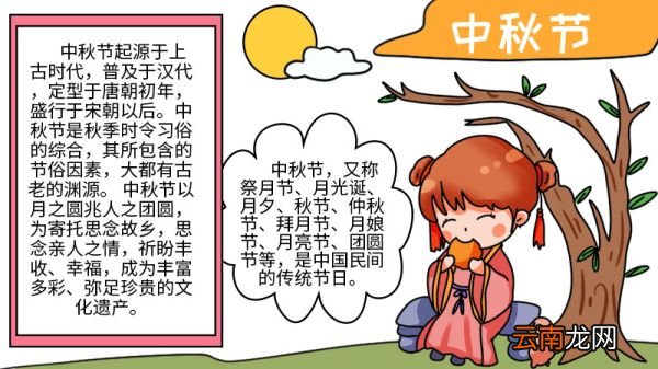 中秋节怎么画手抄报 中秋节手抄报的画法