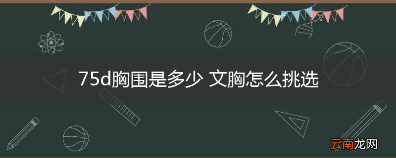 75d胸围是多少 文胸怎么挑选