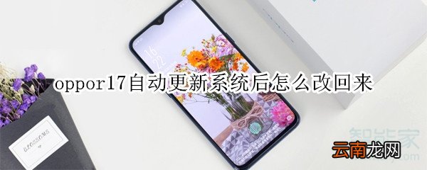 oppor17自动更新系统后怎么改回来