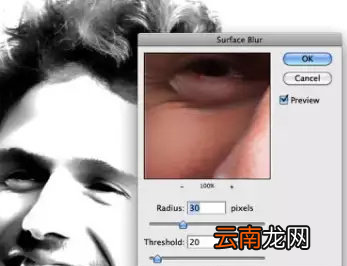 Photoshop制作出个性黑白半调网纹人像图片具体方法介绍