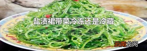 盐渍裙带菜冷冻还是冷藏