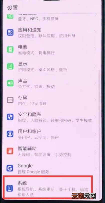华为p20中打开开发人员选项的操作步骤