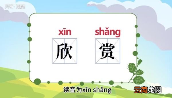 欣赏的意思 欣赏什么意思