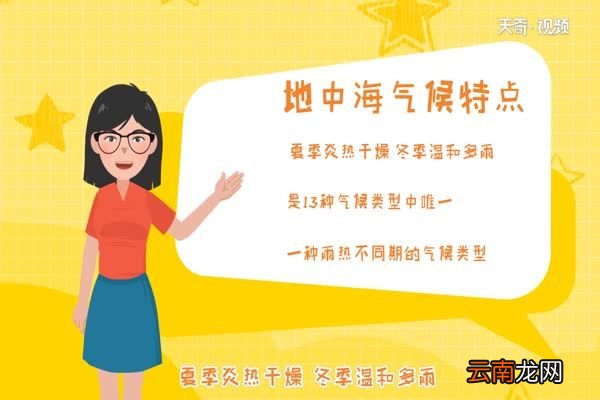地中海气候特点 地中海气候特点及分布