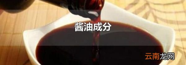 酱油成分