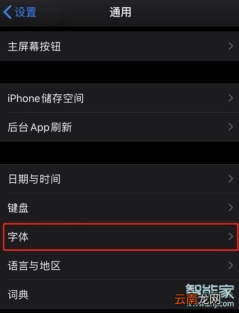 苹果11字体怎么改