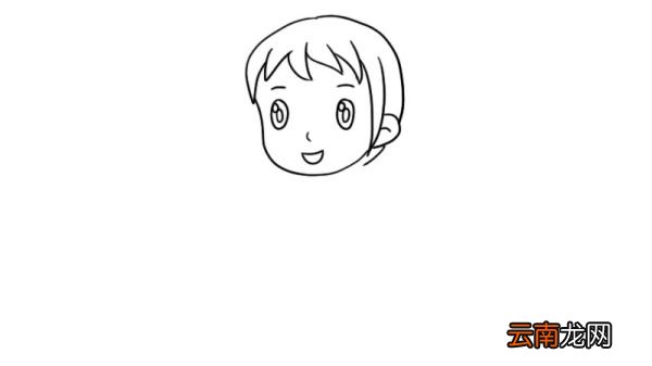 长头发女孩简笔画步骤长头发女孩简笔画画法