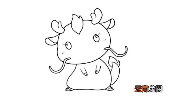 12生肖龙简笔画