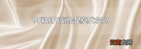 95粘纤5氨纶是莫代尔吗