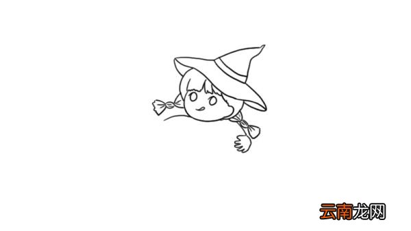 南瓜小孩简笔画