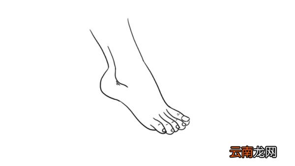 小脚丫简笔画 小脚丫的可爱画法