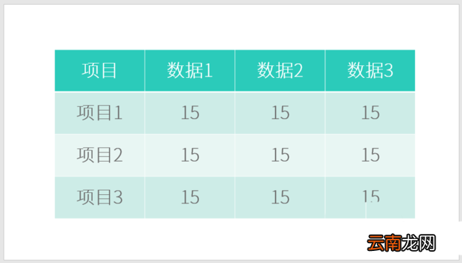 ppt制作表格单元格实现凹凸效果的操作步骤