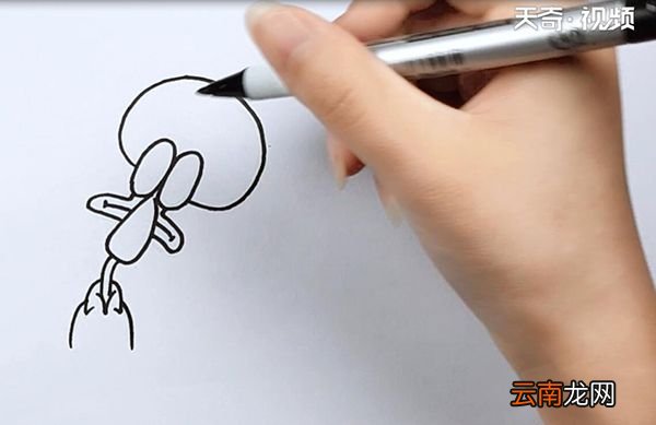 章鱼哥简笔画