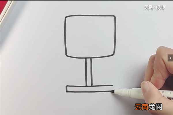 篮球框简笔画
