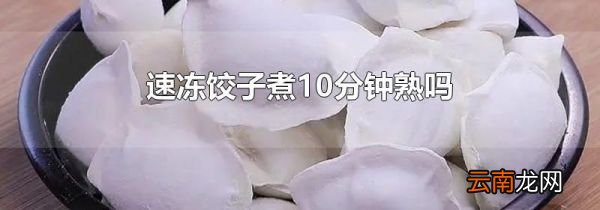 速冻饺子煮10分钟熟吗