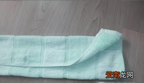 韩剧桑拿毛巾羊角浴帽折叠方法