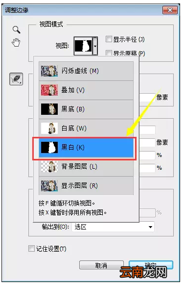 Photoshop中使用调整边缘进行抠图具体操作步骤