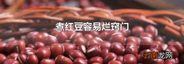 煮红豆容易烂窍门