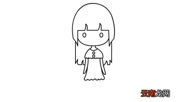 女孩的简笔画女孩的简笔画画法