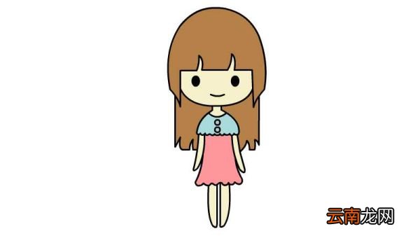 女孩的简笔画女孩的简笔画画法