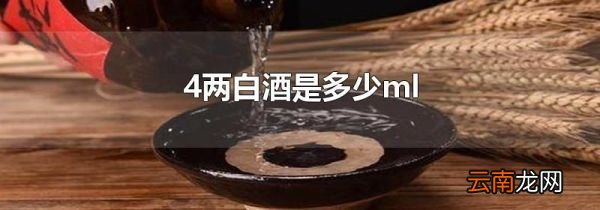 4两白酒是多少ml