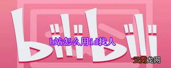 b站怎么用uid找人