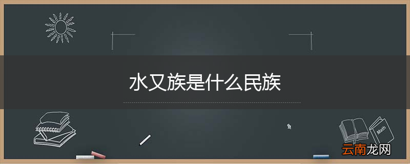 水又族是什么民族