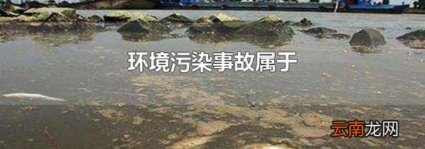 环境污染事故属于