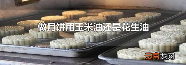 做月饼用玉米油还是花生油
