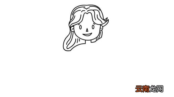 女生简笔画女生简笔画步骤
