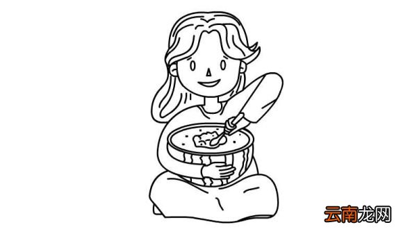 女生简笔画女生简笔画步骤