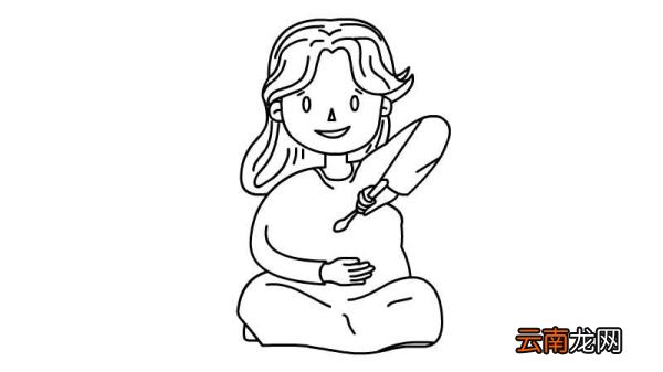 女生简笔画女生简笔画步骤