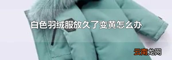 白色羽绒服放久了变黄怎么办