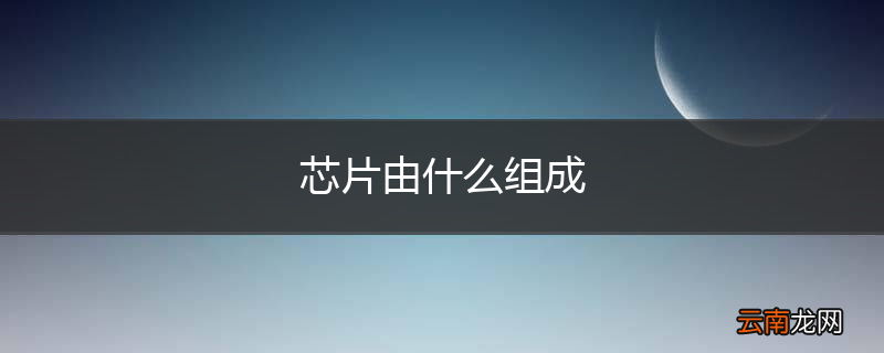 芯片由什么组成