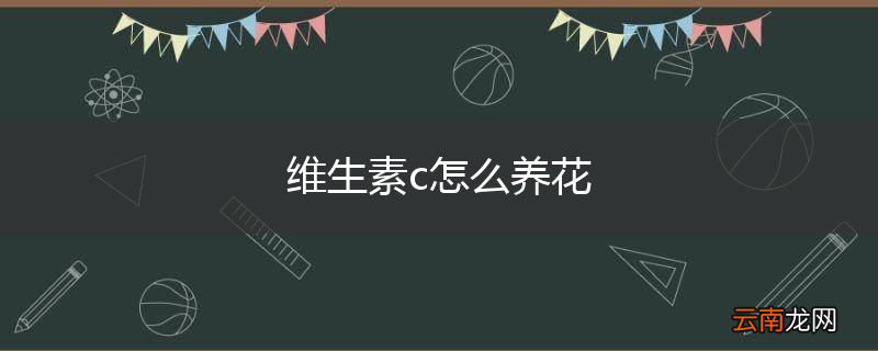 维生素c怎么养花