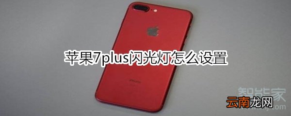苹果7plus闪光灯怎么设置