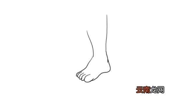 小脚丫简笔画 脚丫简笔画