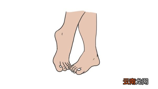 小脚丫简笔画 脚丫简笔画