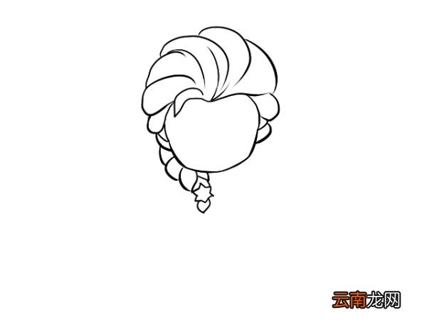 艾莎公主简笔画 艾莎公主简笔画画法