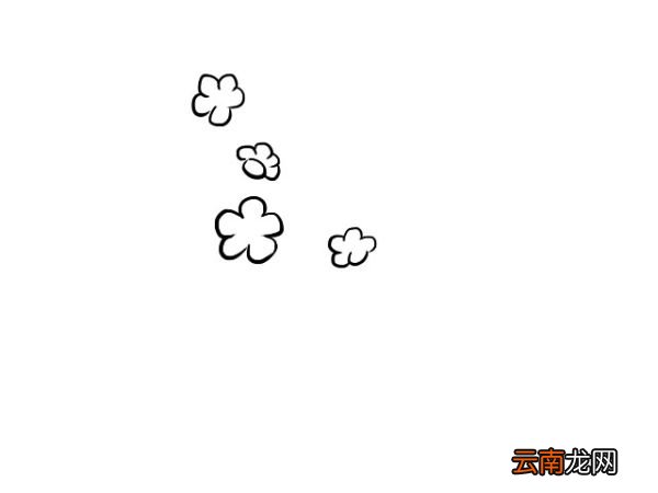 梅花简笔画