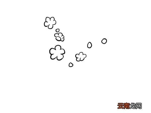 梅花简笔画